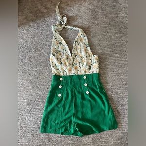 Retro Stage Summer Romper